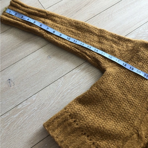 Aritzia Wilfred Le Fou Moreau Alpaca Wool Cable Knit V Neck Sweater Size XXS - Picture 11 of 12